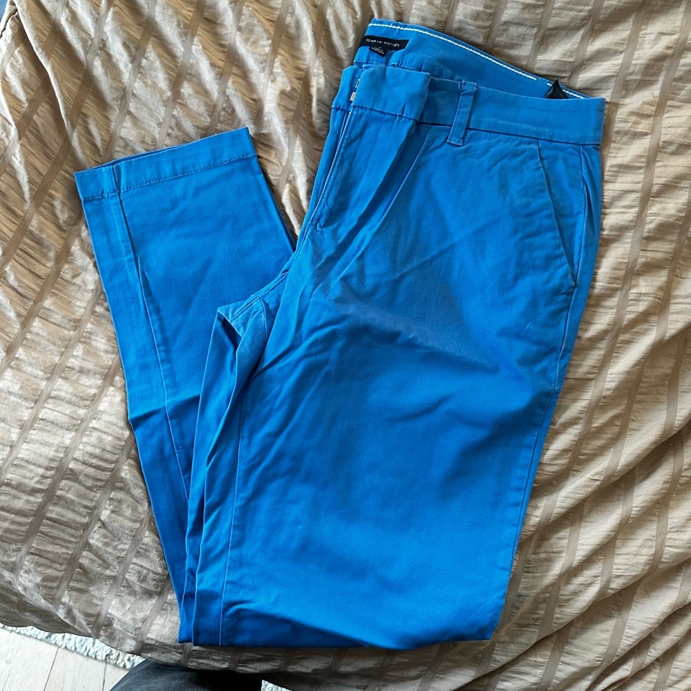 Tommy Hilfiger women’s chino blue summer pants